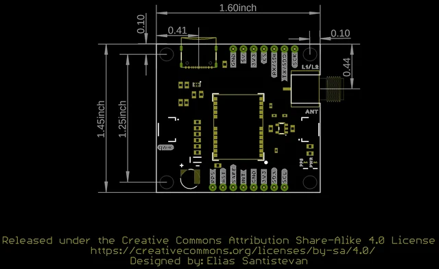 Alt view image 6 of 6 - SparkFun GPS Breakout - NEO-M9N, SMA (Qwiic) - GPS Board w/Equally Impressive Configuration Options - Time-to-First-Fix: Cold: 24s Hot: 2s - Max Altitude: 80,000m - 4 Concurrent GNSS