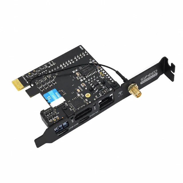 Alt view image 7 of 7 - Sipeed NanoKVM-PCIe IP-KVM Remote Control Operations Maintenance Server, DDR3 RISC-V Linux Development Board, 1TOPS NPU 1GHz SG2002 RISC-V CPU, HDMI USB 100M Network Port (NanoKVM-PCIe ETH)
