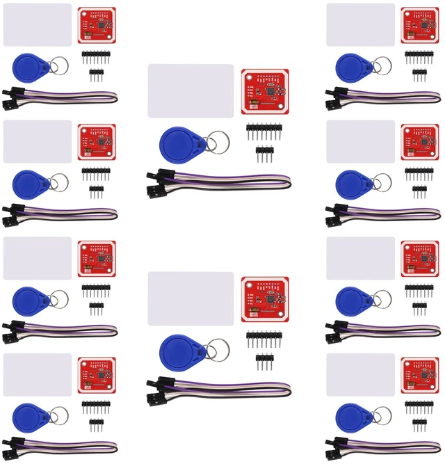 Main image of 10pcs PN532 NFC NXP RFID Module V3 Kit Near Field Communication Reader Module Kit I2C SPI HSU with S50 White Card Key Card for Arduino Raspberry Pi DIY Smart Phone Android Phone