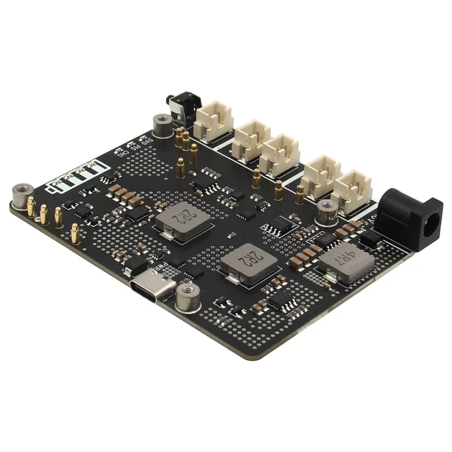Alt view image 7 of 7 - Geekworm X1203 5V UPS Expansion Board for Raspberry Pi 5, Wide 6-18V Input | Max 5.1V 5A Output, Power Management, Auto Power On, Safe Shutdown, Power Loss Detection, Batteries NOT Included