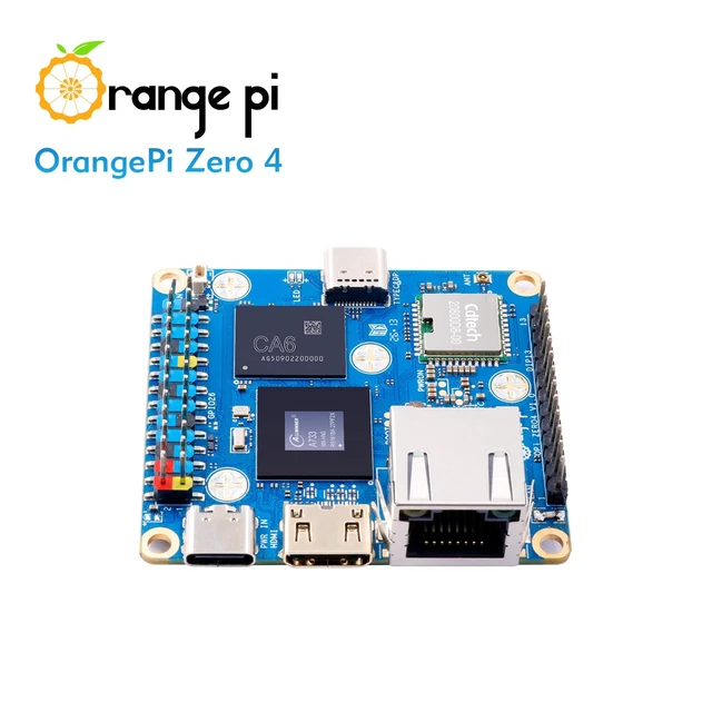Alt view image 6 of 7 - Orange Pi Zero 4 4GB LPDDR5 Allwinner A733 Octa Core CPU 3 Tops Single Board Computer, 2.0GHz Frequency WiFi 6 & Bluetooth 5.4 (BLE) Onboard Antenna Support 4K Display Run Android Ubuntu