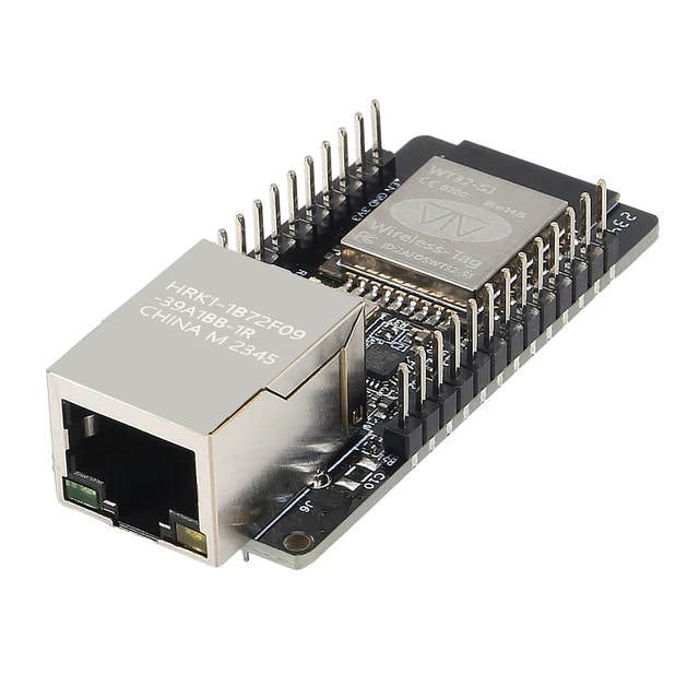 Alt view image 5 of 7 - ACEIRMC WT32-ETH01 ESP32 Module Ethernet WiFi Bluetooth Development Board WT32-ETH01 Embedded Serial Port to Ethernet Converter Serial to WiFi Bluetooth MCU Module (5pcs)