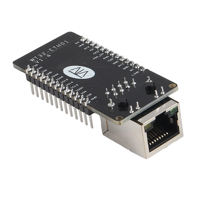 Alt view image 7 of 7 - ACEIRMC WT32-ETH01 ESP32 Module Ethernet WiFi Bluetooth Development Board WT32-ETH01 Embedded Serial Port to Ethernet Converter Serial to WiFi Bluetooth MCU Module (5pcs)