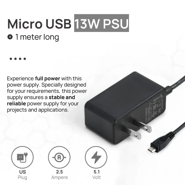 Alt view image 7 of 7 - Raspberry Pi 3 B Starter Kit | Power Supply | Case | 64GB Edition | HDMI Cable 1m | USB Card Reader | Heat Sink | Raspberry Pi 3 B 1GB RAM