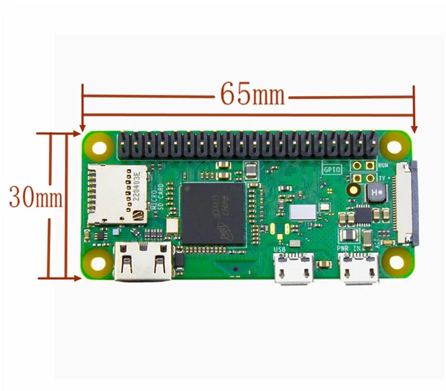 Alt view image 3 of 7 - Raspberry Pi Zero WH 8 in 1 Complete Starter Kit | Includes Pi Zero WH, 2 Cases, 32GB Card, Mini HDMI, Micro USB, 5V 3A Power Supply for DIY Projects