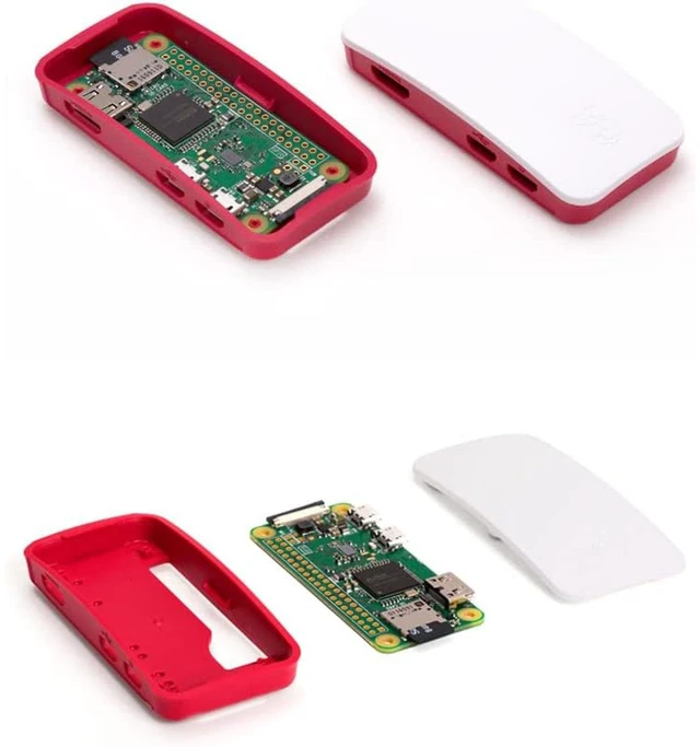 Alt view image 4 of 7 - Raspberry Pi Zero WH 8 in 1 Complete Starter Kit | Includes Pi Zero WH, 2 Cases, 32GB Card, Mini HDMI, Micro USB, 5V 3A Power Supply for DIY Projects