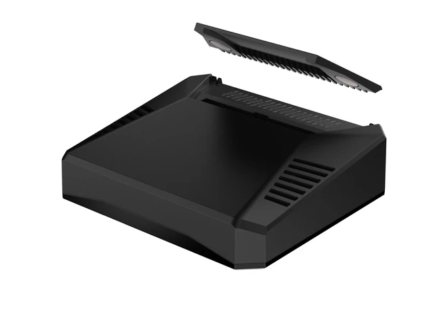 Alt view image 2 of 7 - Argon ONE V3 Aluminum Case for Raspberry Pi 5 - Dual HDMI, Cooling