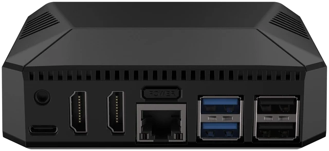 Alt view image 7 of 7 - Argon ONE V3 Aluminum Case for Raspberry Pi 5 - Dual HDMI, Cooling