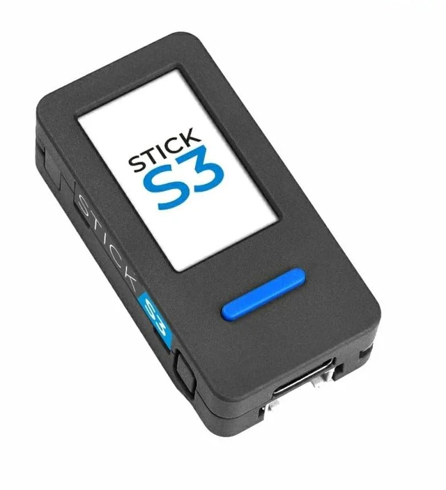 Main image of M5Stack StickS3 ESP32-S3 Mini IoT Dev Kit, 2.4 GHz Wi-Fi, 8MB Flash, 8MB PSRAM, Dual-Core 240MHz, 1.14 LCD Display