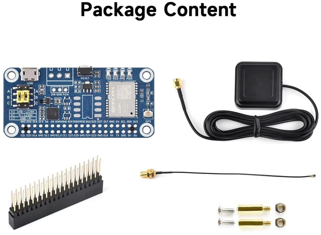 Alt view image 2 of 7 - Waveshare LC29H Series Dual-Band GPS Module for Raspberry Pi, Dual-Band L1+L5 Positioning Technology, Supports RTK Base, Can Establish a Base Station to Transmit Correction Data
