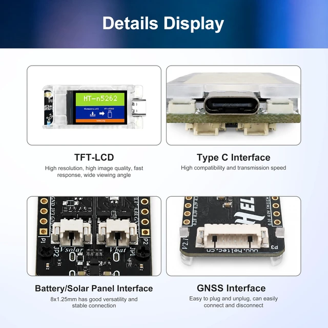 Alt view image 5 of 7 - MESHYEAOFAH Meshtastic LoRa T114 V2 Dev Board with GPS - nRF52840 SX1262 | Bluetooth 5.0, Ultra-Low Power 11uA, Compatible with Meshcore LoRaWAN Arduino, Long-range Off-grid Communication, IoT