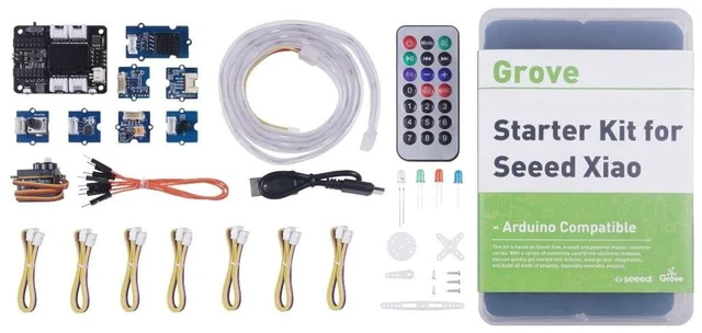 Main image of Seeed Studio XIAO Starter Kit - All Seeed Studio XIAO Series Development Boards Supported, XIAO Series Expansion Board, 9 Grove Modules, Presented with XIAO Courses for Beginner.