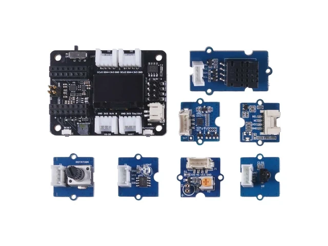 Alt view image 2 of 6 - Seeed Studio XIAO Starter Kit - All Seeed Studio XIAO Series Development Boards Supported, XIAO Series Expansion Board, 9 Grove Modules, Presented with XIAO Courses for Beginner.