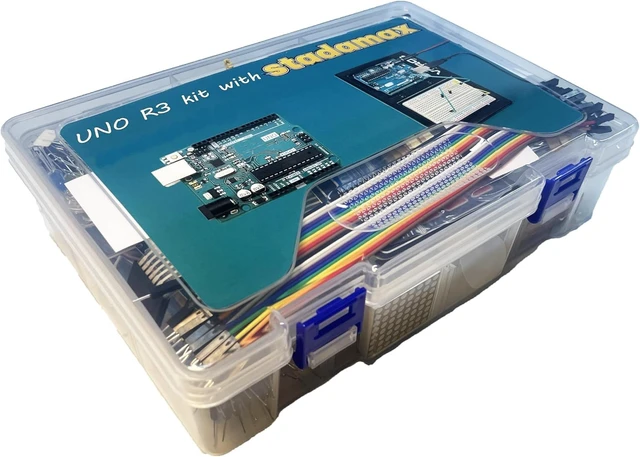 Alt view image 3 of 6 - Uno R3 Kit Mega328 Tutorial | 40 in 1 Electronics Circuit Breadboard Engineering Kit for Kids and Engineers, 720P Video Courses and Online Technical Support for Beginners