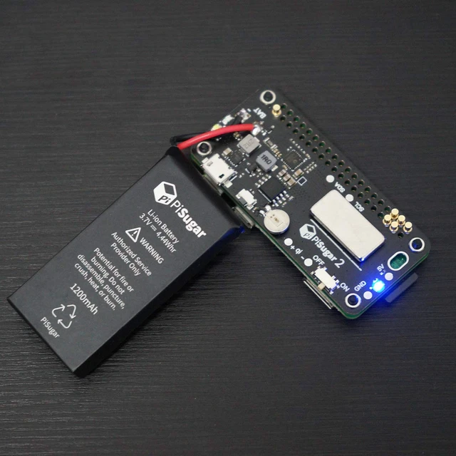Alt view image 5 of 6 - Pisugar2 Portable Pwnagotchi Module for Raspberry Pi-Zero W/WH Model Accessories handhold(Not Include Raspberry Pi)