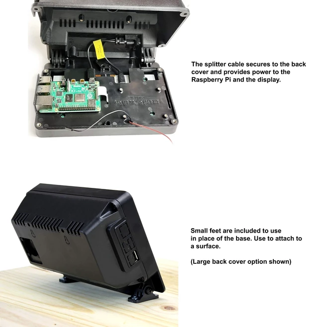 Alt view image 5 of 7 - SmartiPi Touch Pro for Raspberry Pi 3,4, and 5 (Large - Without External Micro SD Card Access)