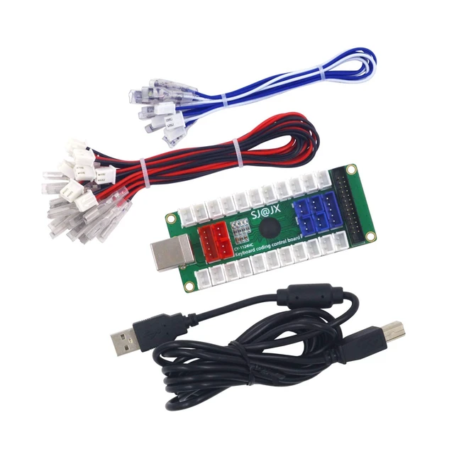 Alt view image 5 of 5 - Development Keyboard Encoder Board Game Controller DIY LED Keyboard Development Board Media Music USB Encoder 88 Keys Arcade DIY Kit