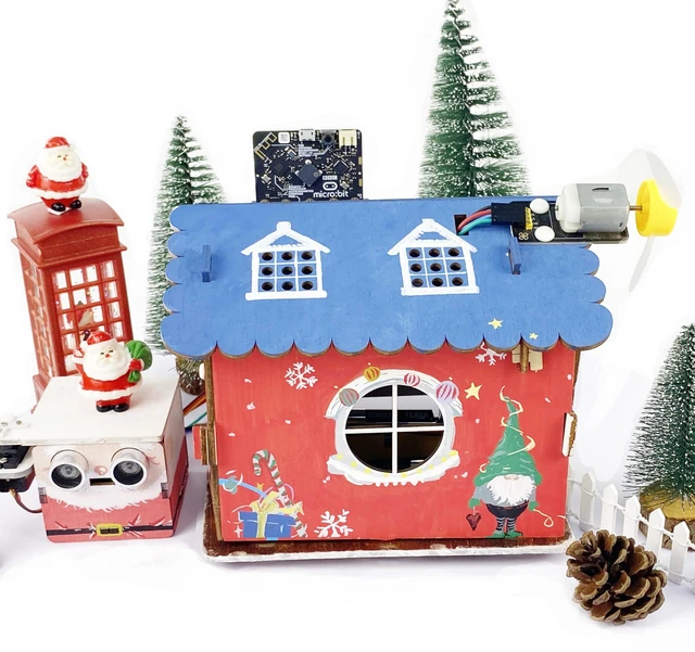 Alt view image 4 of 7 - KEYESTUDIO Smart House Kit for Micro:bit V2(not Included), DIY Microbit Home Automation Educational STEM Kit for Beginners 15+