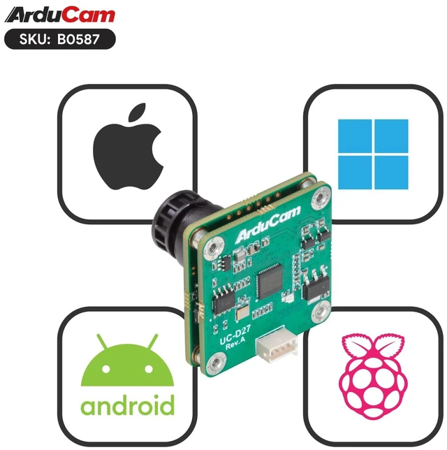 Alt view image 6 of 7 - Arducam IMX678 4K USB Camera Module, 8.3MP Low Light Lightburn Camera, Low Light Wide Angle USB2.0 Webcam