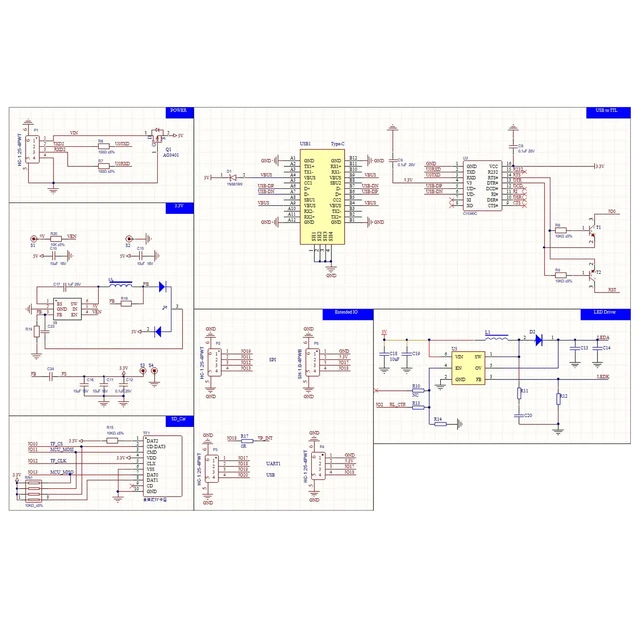 Alt view image 5 of 6 - DIYmalls 5.0 inch ESP32-S3 IPS Display Capacitive Touch Screen LCD 800x480 | DIYmalls 5 inch ESP32-S3 IPS Display ESP32-8048S050C_I TFT LCD Module 800x480 Capacitive Touch Screen Development Board