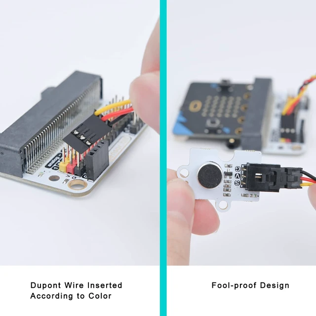 Alt view image 6 of 6 - ELECFREAKS microbit Smart Home Kit Micro:bit Sensor Starter Kit Octopus Series Sensor, DIY Programming kit with Basic Coding Electronics Modules and Wiki Tutorial(Without Micro:bit)