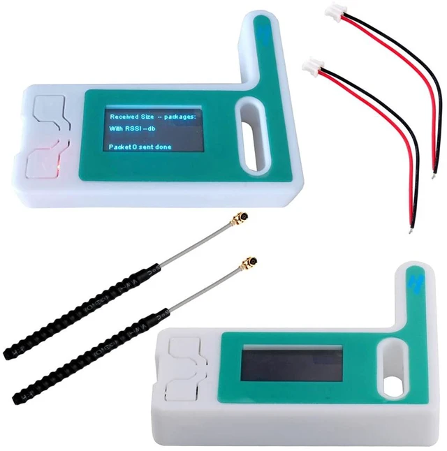 Main image of DIYmalls 915MHz LoRa 32 V3 Board + Case + Antenna for Heltec Meshtastic | (Pack of 2) DIYmalls 915MHz LoRa 32 V3 Development Board + LoRa32 V3 Case + 915 MHz Antenna for Meshtastic Heltec