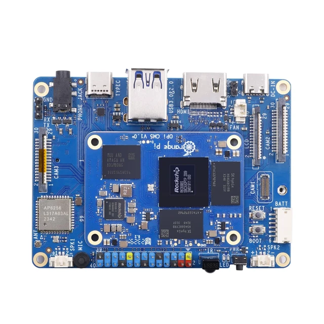 Alt view image 7 of 7 - Orange Pi CM5 Tablet Baseboard with M.2 M-Key Slot, Supports WiFi 5.0 and Bluetooth 5.0, Compatible with Orange Pi CM5 Core Board