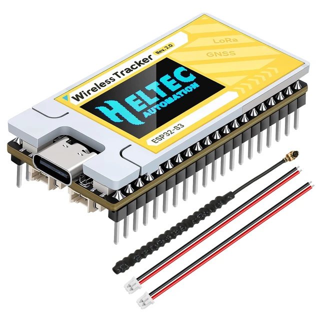 Main image of Meshtastic LoRa GPS Tracker ESP32-S3 Wireless Tracker V2 Development Board | ESP32-S3 SX1262 UC6580 GNSS GPS Module Mesh Node with 915MHz LoRa Antenna for Tracking Communication