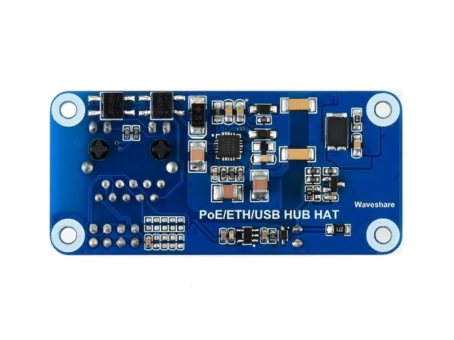 Alt view image 2 of 7 - Waveshare PoE Ethernet/USB HUB HAT, Compatible with Raspberry Pi Zero/Zero W/4B/3B/3B+, 3X USB 2.0 Ports, 802.3af-Compliant