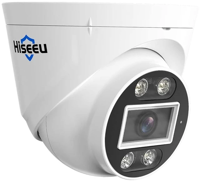 Main image of Hiseeu 5MP PoE Wired Security Camera with 121° Wide Angle | for Home Security, Human/Vehicle Detection,2-Way Audio,IP67 Waterproof, Color Night Vision, Remote Access, No Monthly Fee