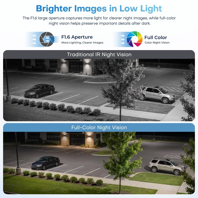 Alt view image 5 of 7 - 4MP PoE Outdoor IP Camera AI Detection Smart Dual Light IP67 Audio | DMSS APPTripwire & IntrusionHuman & Vehicle DetectionBuilt-in MicH.265+Supports 256GB microSD Full Metal Reset Button