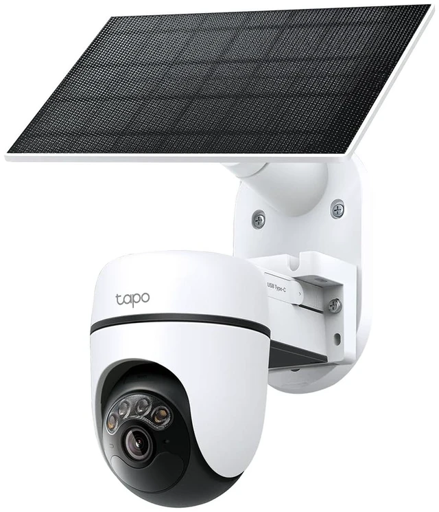 Main image of Tapo 2K Outdoor Pan/Tilt Wireless Security Camera, C610 KIT | Battery Power with Solar, 360° AI Motion Track, Person Detection, Subscription-Free Local Storage or Optional Cloud