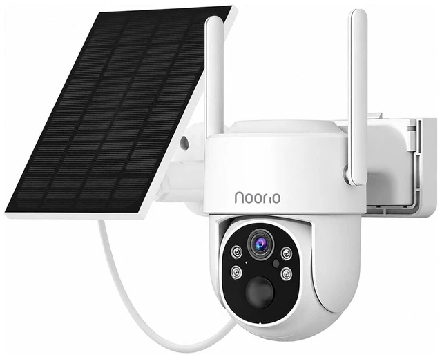 Main image of Noorio Solar Security Camera Outdoor, 1080P Wireless Camera, Dual WiFi | 5G&2.4G WiFi, Battery Powered, AI Human Detection, Local Storage/Cloud Storage, Color Night Vision, SD200