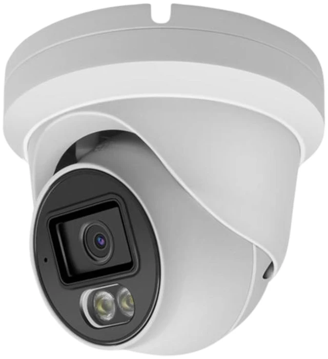 Alt view image 6 of 7 - Auview 4K PoE Security Camera, 8MP IP Turret Dome, Big Sensor, Built-in Microphone, Smart Dual-Light Color Night Vision, IP67 Outdoor/Indoor, NDAA Compliant, ONVIF Compatible