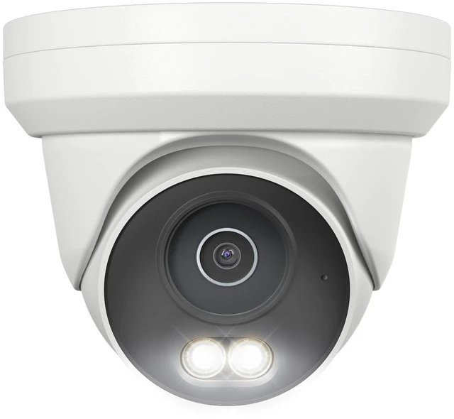 Main image of UNILOOK 4K PoE Security Camera, 8MP Turret IP Camera Outdoor Indoor Wired | 100ft Smart Color Night Vision, Human/Vehicle Detection, IP66 Built-in Audio, @20fps, Wide Angle, Metal Housing, NDAA