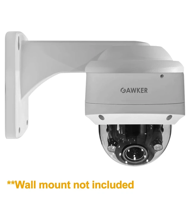 Alt view image 2 of 4 - GAWKER G1083PDIR Dome CCTV Security Camera, 1080P HD-TVI/AHD/CVI and CVBS(Default) Video Out switchable, True Day&Night, IP66 Vandal Proof, 2.8-12mm Lens, IR Smart, DC12V/AC24V.