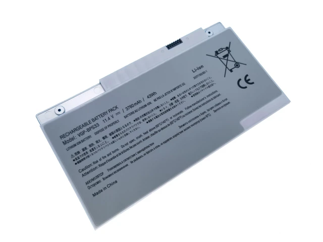 Alt view image 5 of 7 - FLYRLB VGP-BPS33 Replacement Battery Compatible with Sony VAIO SVT-14 SVT-15 T14 T15 T14118CC Vaio SVT14126CXS, Vaio SVT14127CH, Vaio SVT141290X, Vaio SVT141A11L Ultrabook -11.4V 43Wh