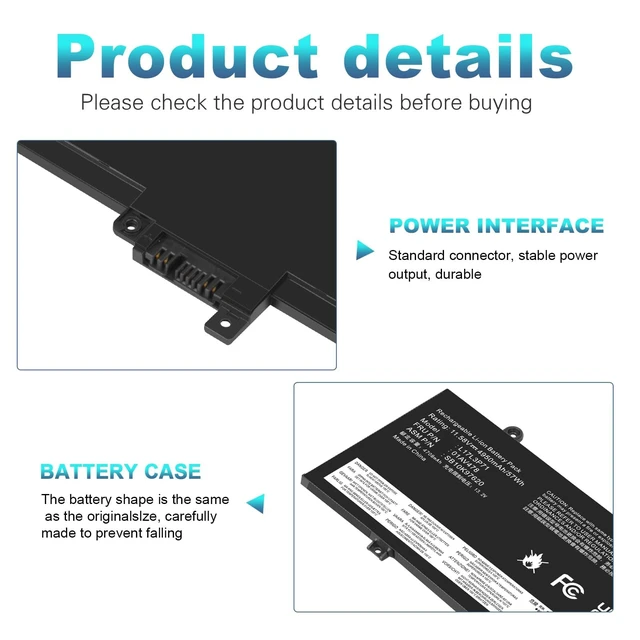 Alt view image 2 of 7 - ASUNCELL 1F22N Laptop Battery 15.2V 60Wh 3750mAh 4-Cell Compatible with Dell Alienware M15 M17 R1 G7 7590 7790 G5 5590-D2783W D2743B D2865B D2863W D2842W D2843W Series Notebook 0JJPFK 08622M XRGXX
