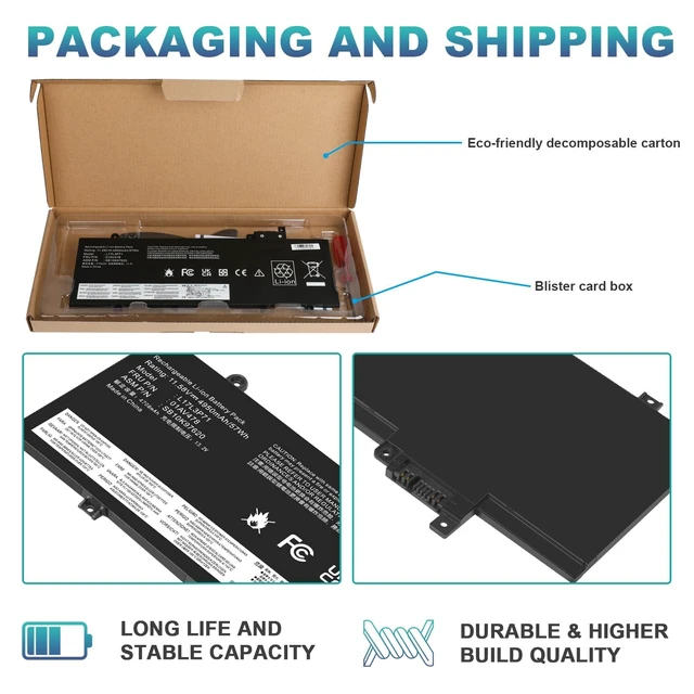 Alt view image 6 of 7 - ASUNCELL 1F22N Laptop Battery 15.2V 60Wh 3750mAh 4-Cell Compatible with Dell Alienware M15 M17 R1 G7 7590 7790 G5 5590-D2783W D2743B D2865B D2863W D2842W D2843W Series Notebook 0JJPFK 08622M XRGXX