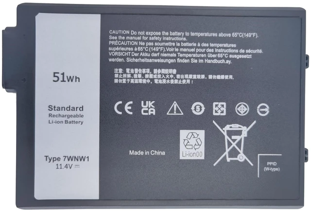 Main image of FLYRLB 7WNW1 Laptop Battery Compatible with Dell Latitude 5420 5424 Rugged 7424 Extreme Series P137G P85G P86G P137G001 P137G002 P85G001 P86G001 DMF8C GK3D3 6NNCF 0DMF8C
