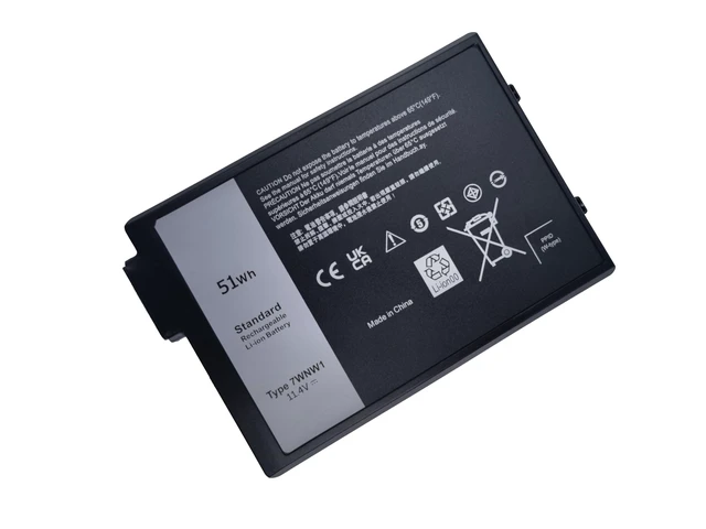 Alt view image 2 of 6 - FLYRLB 7WNW1 Laptop Battery Compatible with Dell Latitude 5420 5424 Rugged 7424 Extreme Series P137G P85G P86G P137G001 P137G002 P85G001 P86G001 DMF8C GK3D3 6NNCF 0DMF8C