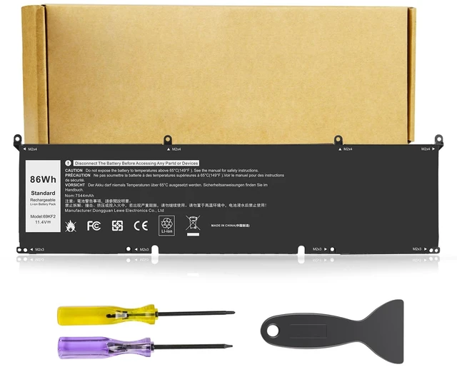 Main image of 69KF2 Laptop Battery for Dell XPS 15 9500 9510 9520 Precision 5550 5560 5570 Alienware M15 M17 R3 R4,for Inspiron 7510 7610 P87F P91F,G15 5510 5511 5515 5520 5521,G7 7500 70N2F,M59JH,8FCTC, DVG8M