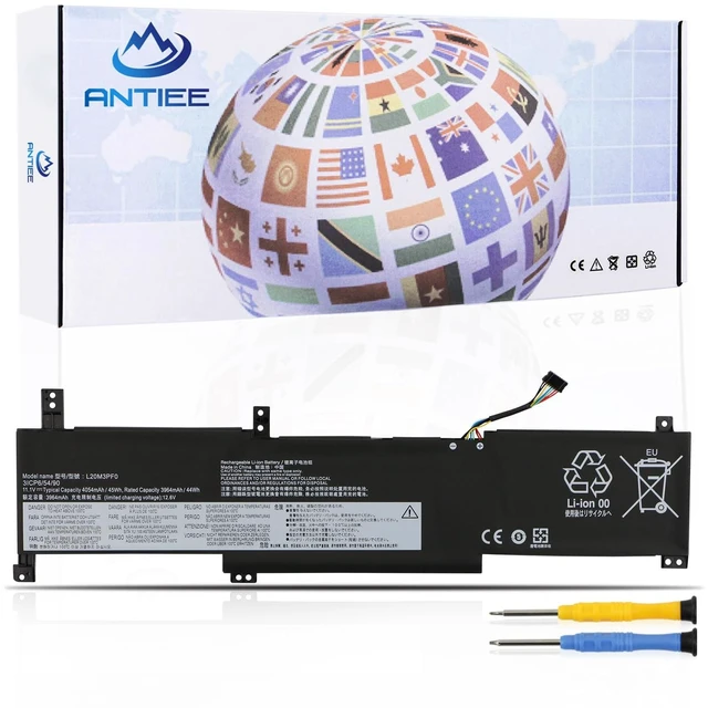 Main image of L20M3PF0 45Wh Laptop Battery for Lenovo IdeaPad 3 Series 3-14ITL6 3-15ITL6 | 3-17ITL6 / S14 V14 V15 V17 G2-ITL G3-IAP / K14 Series L20C3PF0 L20L2PF0 L20L3PF0 L20B2PF0 L20M2PF8 L20M2PF0 L20C2PF0 11.1V