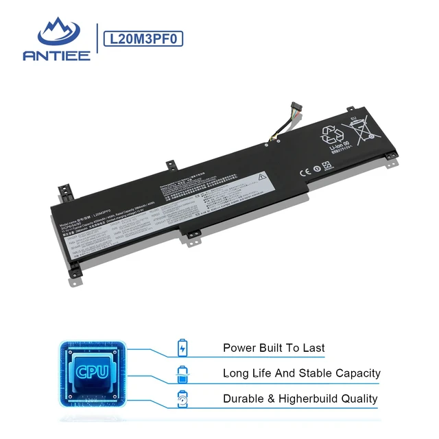 Alt view image 4 of 7 - L20M3PF0 45Wh Laptop Battery for Lenovo IdeaPad 3 Series 3-14ITL6 3-15ITL6 | 3-17ITL6 / S14 V14 V15 V17 G2-ITL G3-IAP / K14 Series L20C3PF0 L20L2PF0 L20L3PF0 L20B2PF0 L20M2PF8 L20M2PF0 L20C2PF0 11.1V