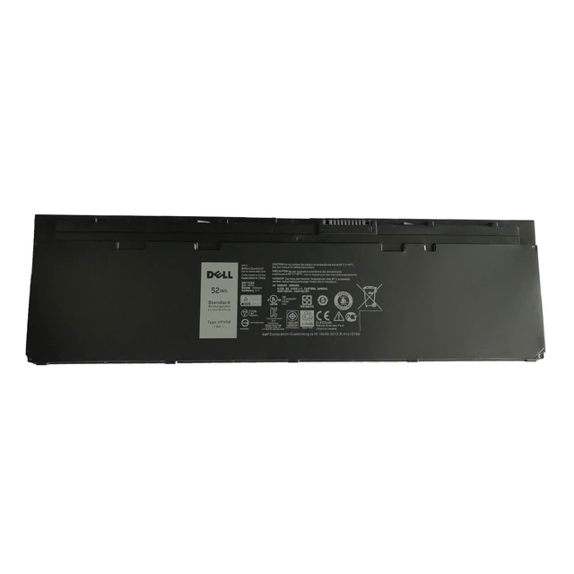 Alt view image 2 of 5 - DELL VFV59 52Wh 4-Cell Standard Rechargeable Notebook Li-ion Battery For DELL Latitude E7250 E7240 Laptops Alternant Part Number: VFV59 WD52H KWFFN J31N7 451-BBFW 451-BBFX GD076 GVD76 HJ8KP NCVF0
