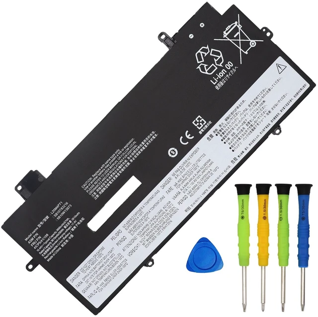 Main image of GlottyBatt L20M4P71 Battery for Lenovo ThinkPad X1 Carbon 9th 10th 11th Gen | ThinkPad X1 Yoga 6th 7th 8th Gen 2021 2022 2023 Series, Laptop Battery L20C4P71 SB10T83216 5B10W13973, 57Wh
