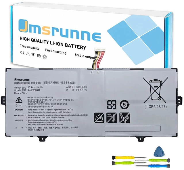 Main image of Jmsrunne AA-PBSN4AT Laptop Battery Replacement for Samsung Galaxy Book 15.6" NP750TDA NP755XDA NP750XDA Series Notebook