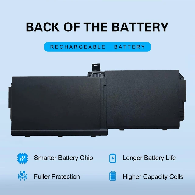 Alt view image 6 of 7 - Bituoer AM06XL 95.9Wh 8310mAh 6-Cell Laptop Battery Compatible with HP Z Book 17 G5 G6 Series Laptop AMO6XL HSTNN-IB8G L07350-1C1 L07044-855 AM06095XL HSN-Q12C 11.55V