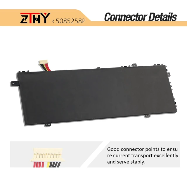 Alt view image 4 of 7 - ZTHY 5085258P Laptop Battery Replacement for Gateway GWTC71427-Bk Series | 11.4V 51.3Wh 4500mAh