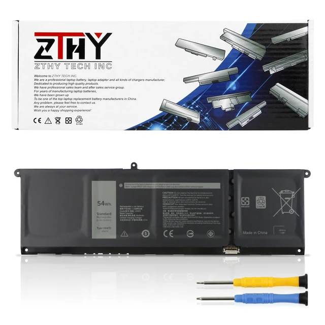Main image of V6W33 Battery 54Wh 4-Cell Replacement for Dell Inspiron 3510 3511 3515 5310 | 5410 5418 5510 5515 5518 5625 5630 5635 7415 7435 7425 7430 7445 2-in-1 Latitude 3320 3330 3420 3520 Vostro 3515